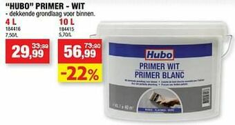 Hubo Hubo primer - wit aanbieding