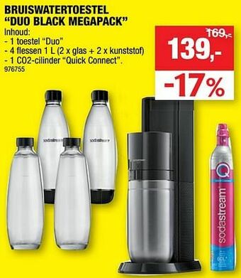 Hubo Bruiswatertoestel duo black megapack aanbieding