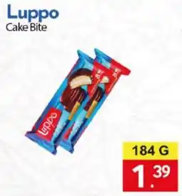 Tanger Markt Luppo Cake Bite aanbieding