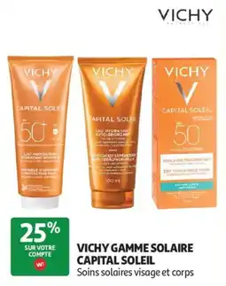 Auchan Vichy gamme solaire capital soleil aanbieding