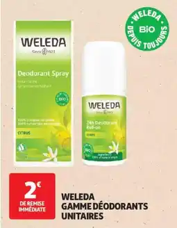 Auchan weleda deodorants unitaires aanbieding