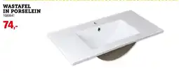 Hubo Wastafel in porselein aanbieding
