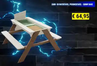 Zand- en watertafel, picknicktafel - Sunny Dave