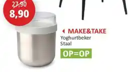 Weba Yoghurtbeker Staal aanbieding
