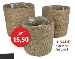 Weba Bloempot aanbieding