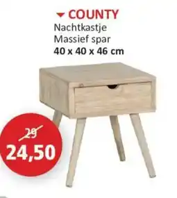 Weba County nachtkastje aanbieding