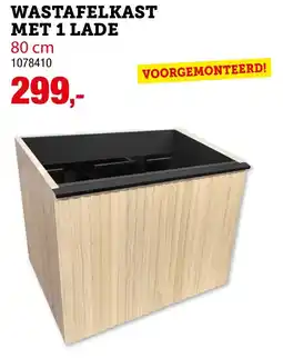 Hubo Wastafelkast met 1 lade aanbieding
