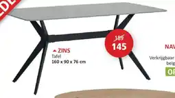 Weba Tafel aanbieding