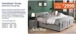 Sleepworld SwissSleep Strada elektrische boxspring aanbieding