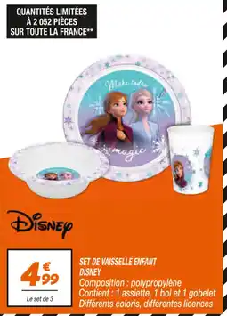 Netto Set de vaisselle enfant disney aanbieding