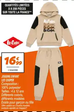 Netto Jogging enfant lee cooper aanbieding