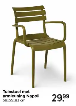 Xenos Tuinstoel met armleuning napoli aanbieding