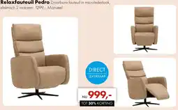 Woonsquare Relaxfauteuil Pedro aanbieding
