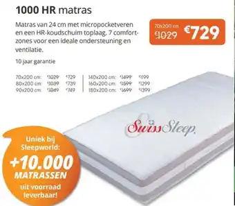 1000 hr matras