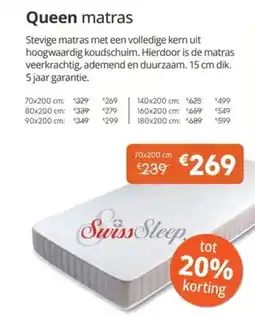 Sleepworld Swiss Sleep aanbieding