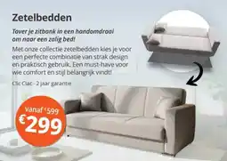 Sleepworld Zetelbedden aanbieding
