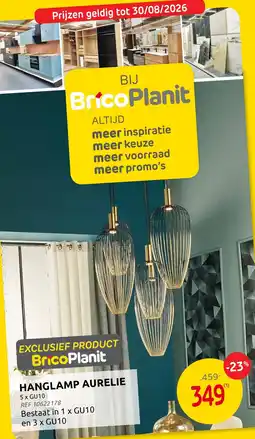 BricoPlanit Hanglamp aurelie aanbieding