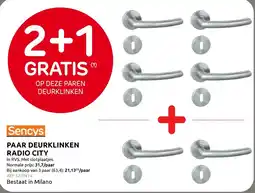 BricoPlanit Paar deurklinken radio city aanbieding
