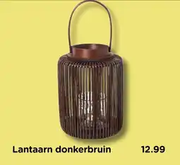 Xenos Lantaarn donkerbruin aanbieding