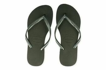 Berca Shoes Havaianas Badslipper Dames Olive Green Slim Fit - Groen aanbieding