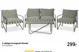 Xenos 4-delige loungeset Ronda aanbieding