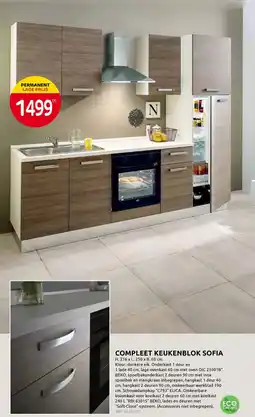 BricoPlanit Compleet keukenblok sofia aanbieding