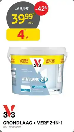 BricoPlanit Grondlaag + verf 2-in-1 aanbieding