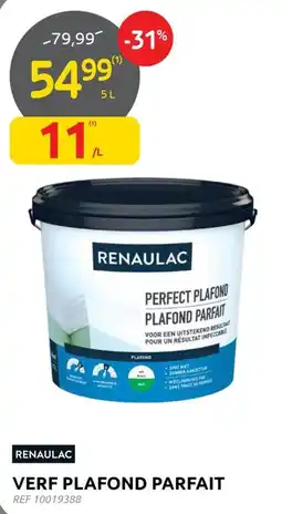 BricoPlanit verf plafond parfait aanbieding