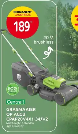 BricoPlanit Grasmaaier op accu aanbieding