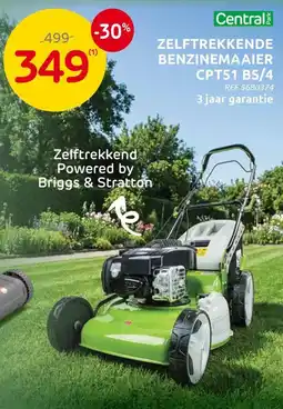 BricoPlanit zelftrekkende benzinemaaier aanbieding