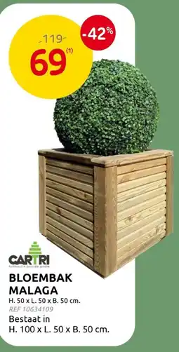 BricoPlanit Bloembak malaga aanbieding