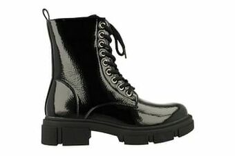 Berca Shoes Mode-Mania Bottine Dames Trend Bikerboot - Zwart aanbieding