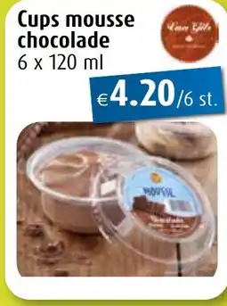 Aronde Cups mousse chocolade aanbieding