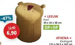 Weba Leeuw poef aanbieding