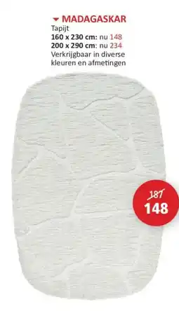 Weba Madagaskar tapijt aanbieding