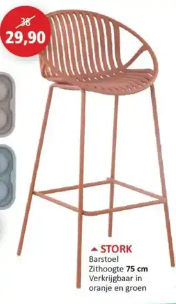 Weba Stork barstoel aanbieding