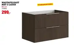 Hubo Wastafelkast met 2 lades aanbieding