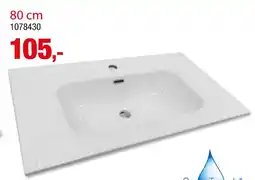 Hubo Wastafel in porselein aanbieding