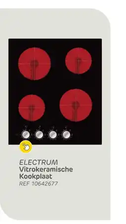 Brico Electrum vitrokeramische kookplaat aanbieding