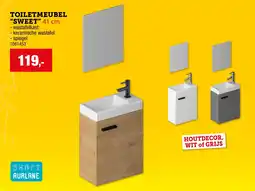 Hubo Toiletmeubel sweet aanbieding