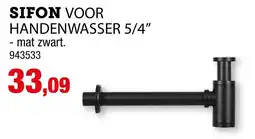 Hubo Sifon voor handenwasser aanbieding