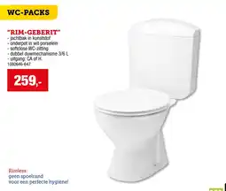 Hubo Rimless WC-Pack aanbieding