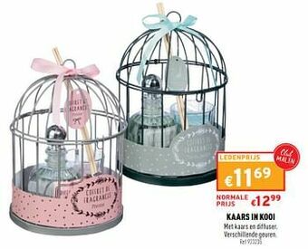 Trafic Kaars in kooi aanbieding