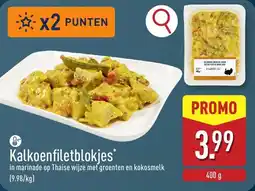 ALDI Kalkoenfiletblokjes aanbieding