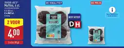 ALDI TRADER JOE'S Muffins, 4 st. aanbieding