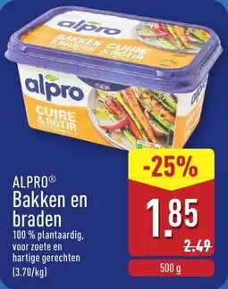 ALDI ALPRO Bakken en braden aanbieding