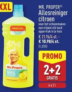 ALDI MR. PROPER Allesreiniger citroen aanbieding