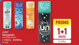 ALDI LENOR Geurparels aanbieding