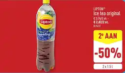 ALDI LIPTON Ice tea original aanbieding
