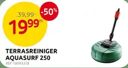 BricoPlanit Terrasreiniger aquasurf 250 aanbieding